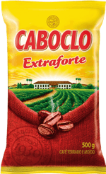 Café Caboclo Café Torrado e Moído a Almofada Extraforte Caboclo Pacote 500g
