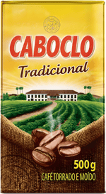 Café Caboclo Café Torrado e Moído a Vácuo Tradicional Caboclo Pacote 500g