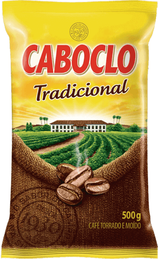 Café Caboclo Café Torrado e Moído a Almofada Tradicional Caboclo Pacote 500g