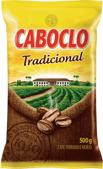 Café Caboclo Café Torrado e Moído a Almofada Tradicional Caboclo Pacote 500g